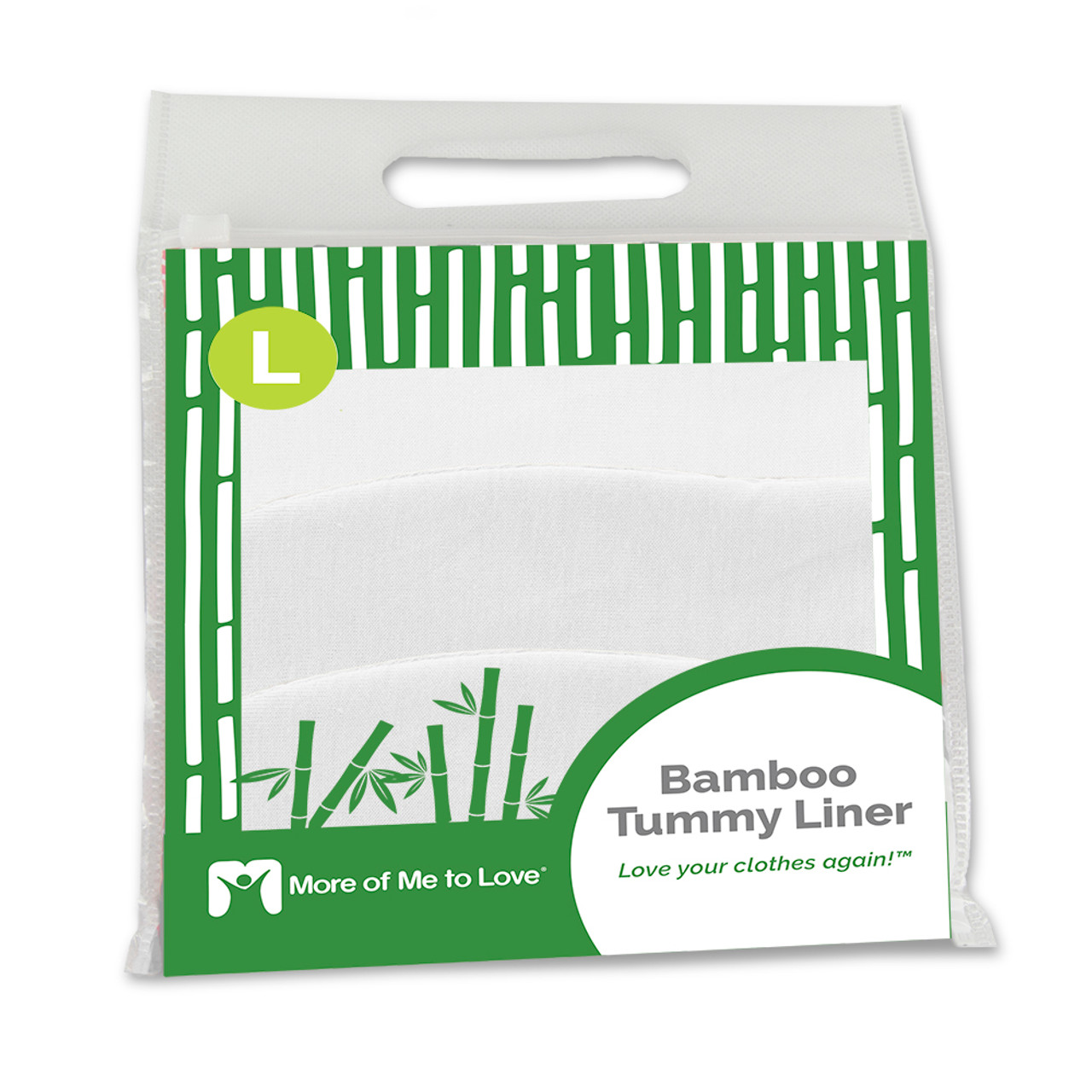 Cotton Tummy Liner 3-Pack, Large, White, by More of Me to Love :  : Fashion