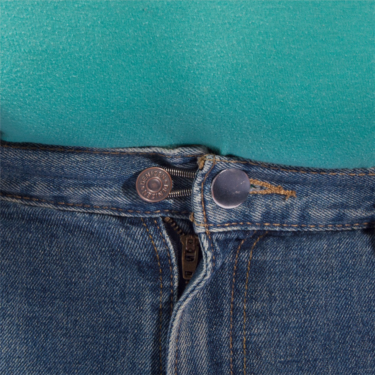 15-Pack Button Pant Extender Kit (5 Black, 5 White, 5 Spring)