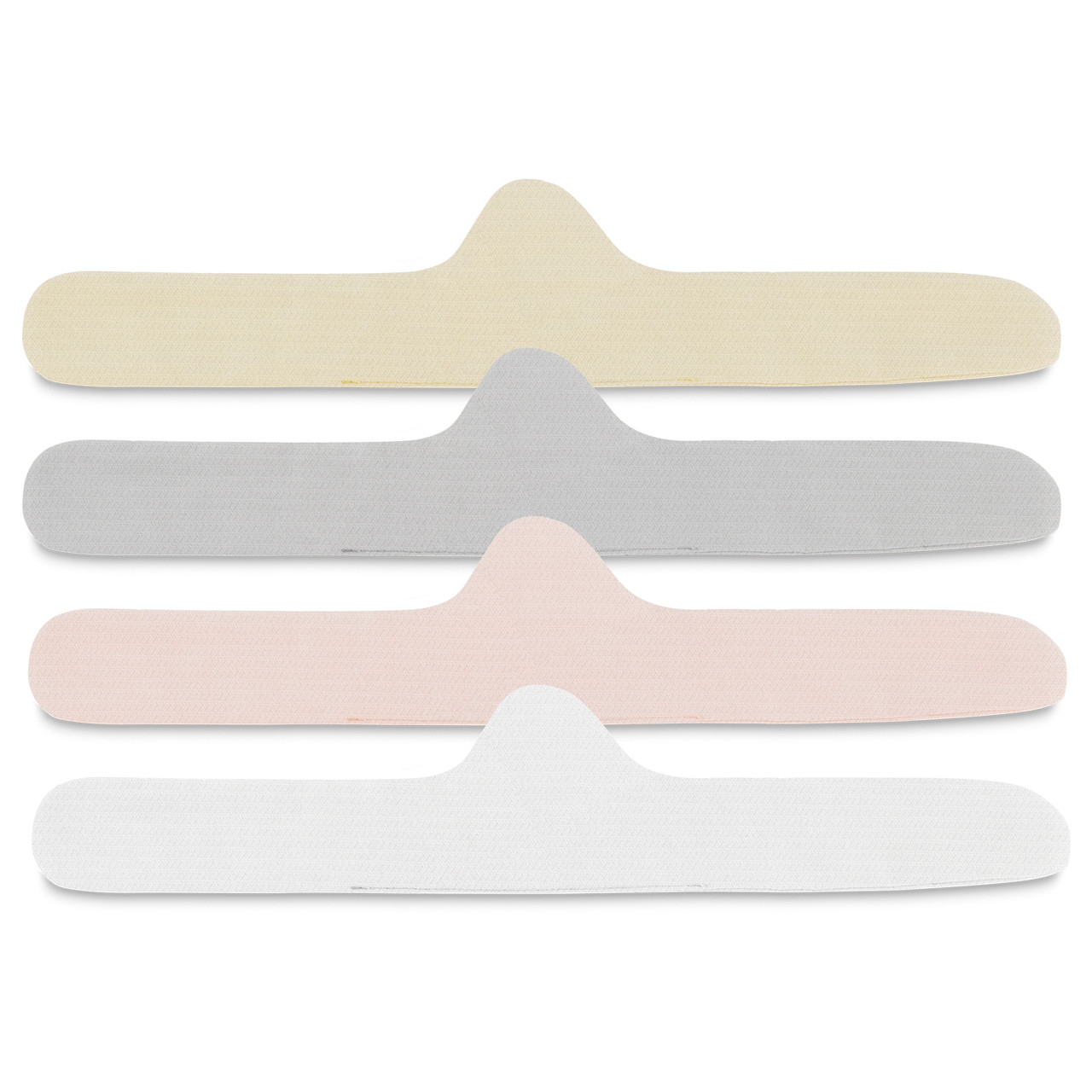 100% Cotton Bra Liner 3-Pack - Black / White / Beige - X-Large (2