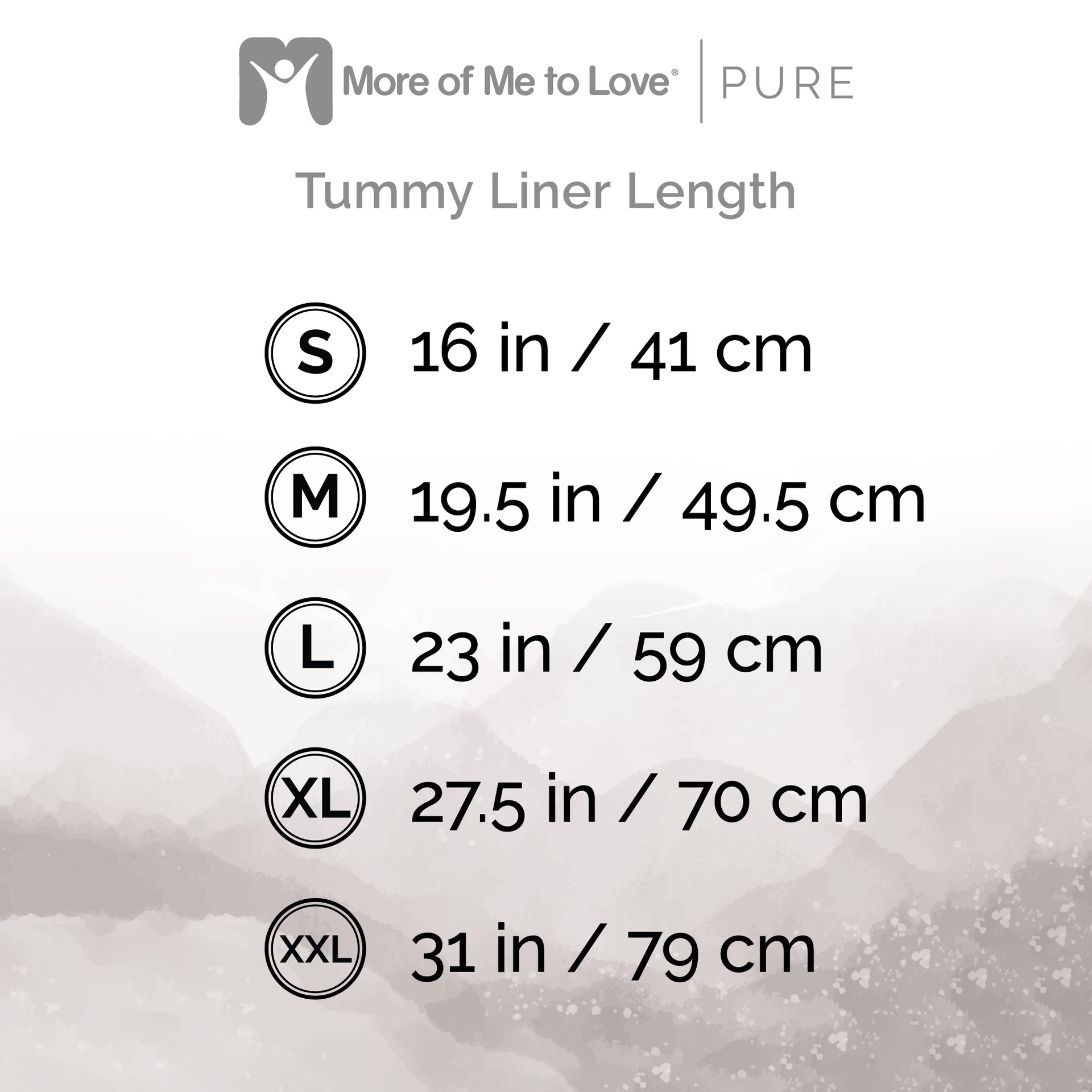 PURE Organic Bamboo and Cotton More of Me to Love Tummy Liner