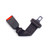 Regular Car Seat Belt Extender - black, 10"