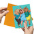 Note Card of Three Happy Women Dancing