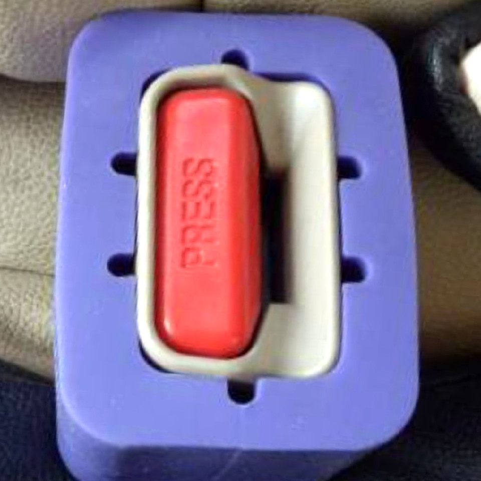 Buckle Booster™ Seat Belt Receptacle Raiser