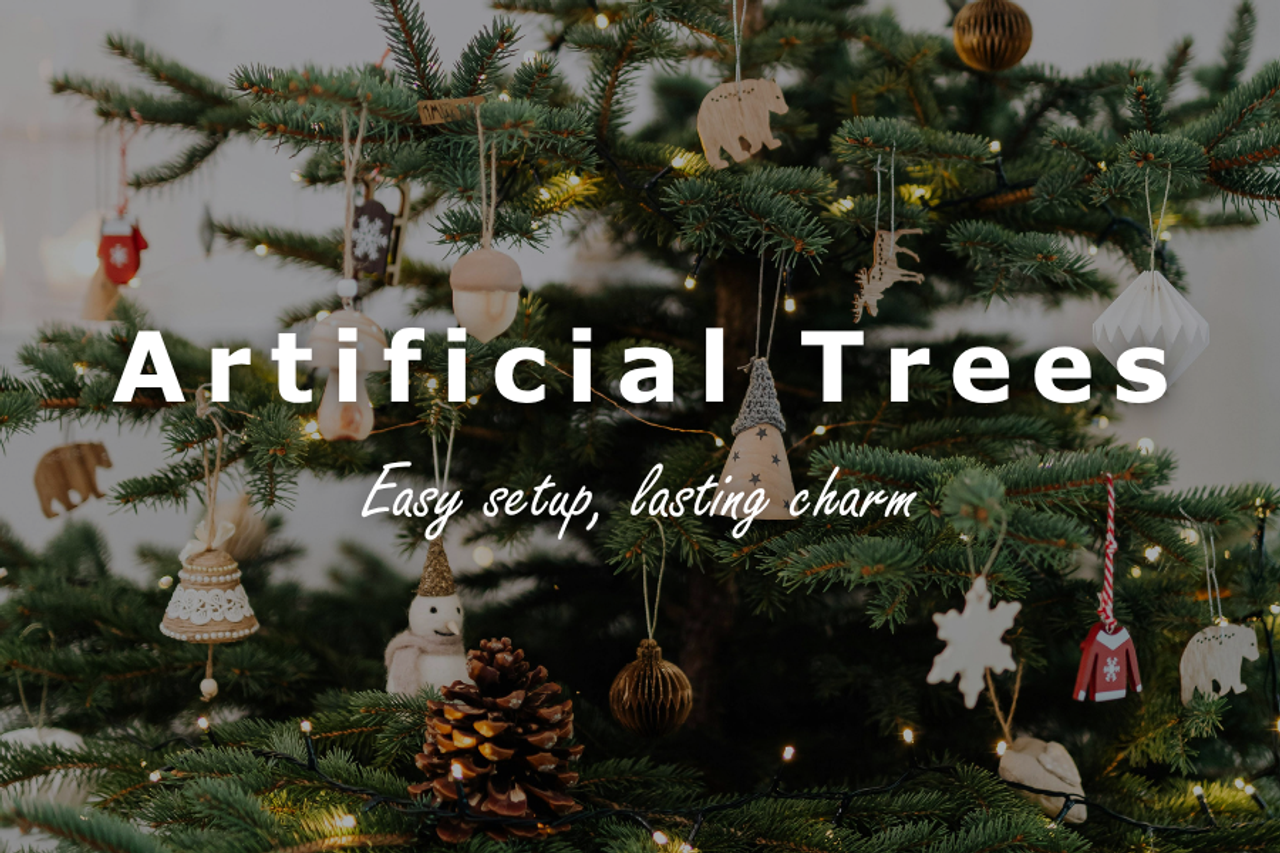 Artificial Christmas trees