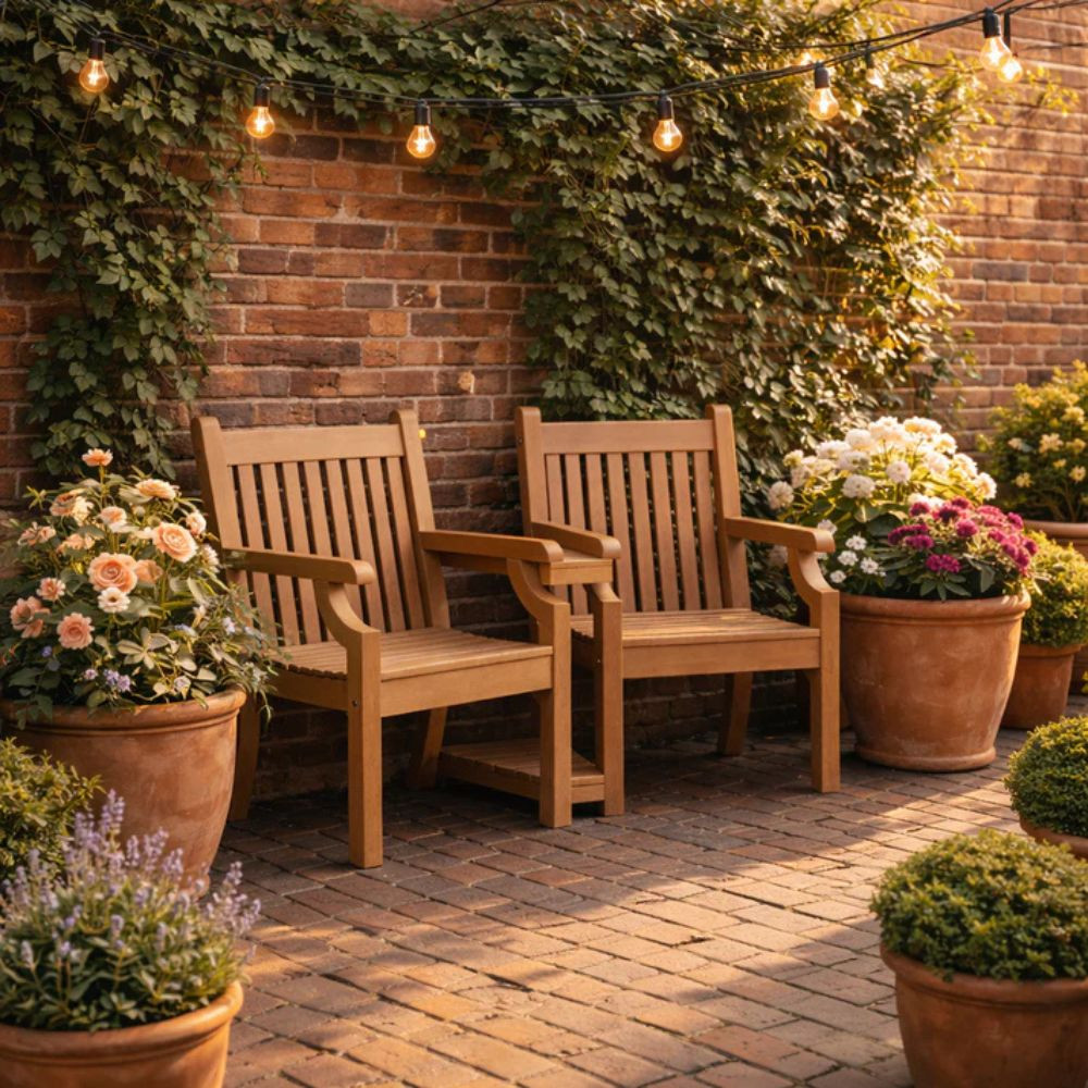 Natural wood look finish