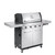 Char-Broil Professional PRO 4 Burner in Silver side view