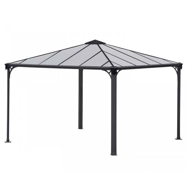 Canopia by Palram Palermo 3600 Gazebo in Grey Bronze