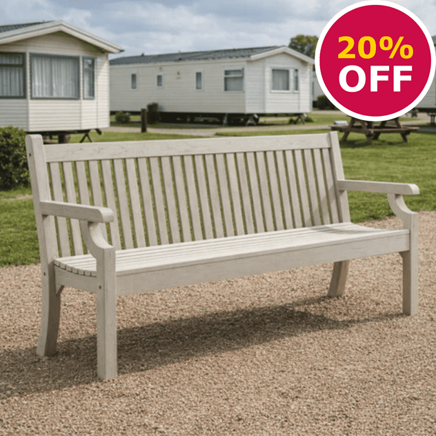 Sandwick 3 Seat Thin Slat Bench