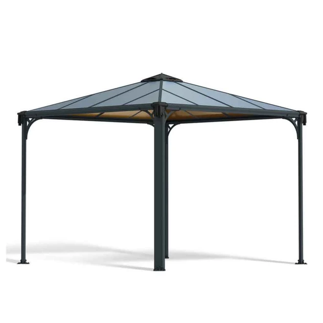 Palermo 3000 Gazebo in Grey Bronze