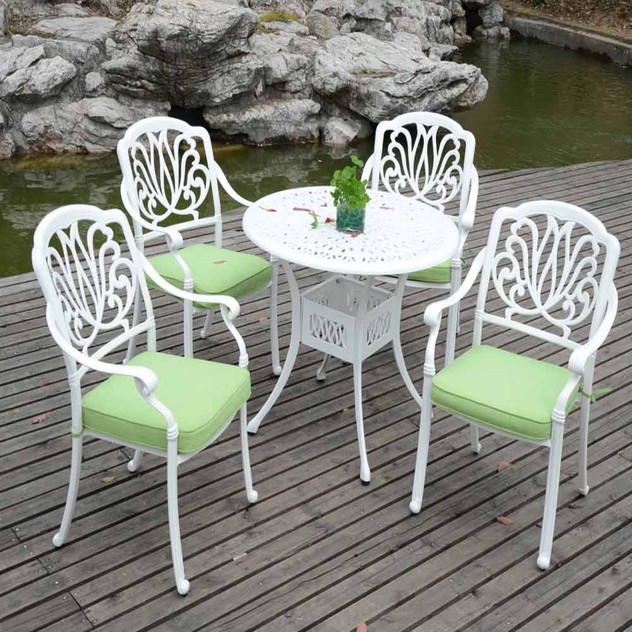 Florence 4 Seater Cast Aluminium Dining Set