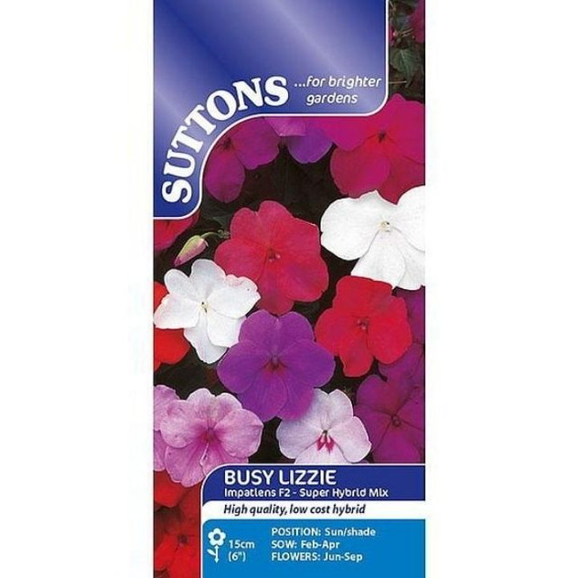 Suttons Busy Lizzie Value Hybrids - Impatiens