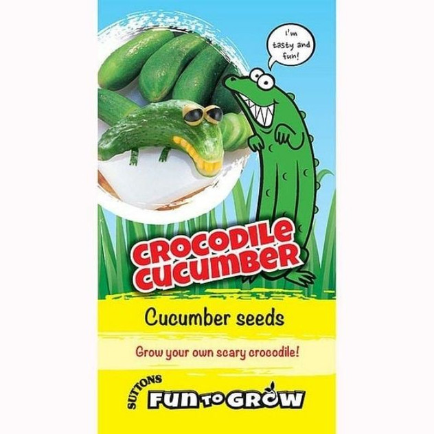 Suttons Fun To Grow Cucumber Crocodile, Cucumber seeds
