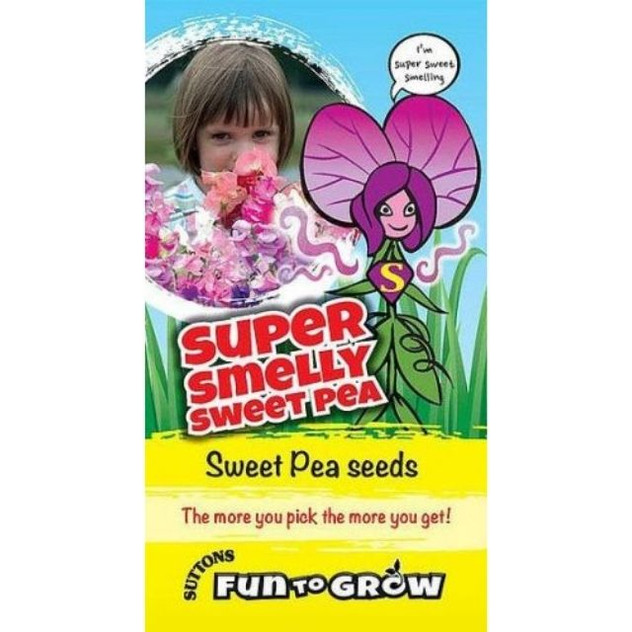 Suttons Fun To Grow Super Smelly Sweet Pea, Sweet Pea seeds