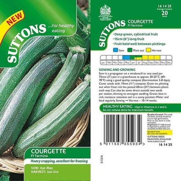 Suttons Courgette Tarmino F1