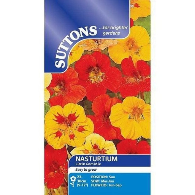 Suttons Nasturtium* Little Gem Mix