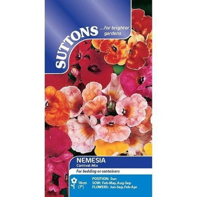 Suttons Nemesia Carnival Mix