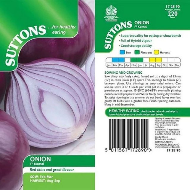 Suttons Onion Kamal F1