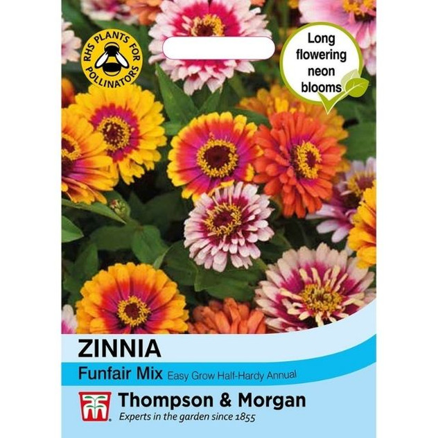T&M Zinnia Funfair Mix