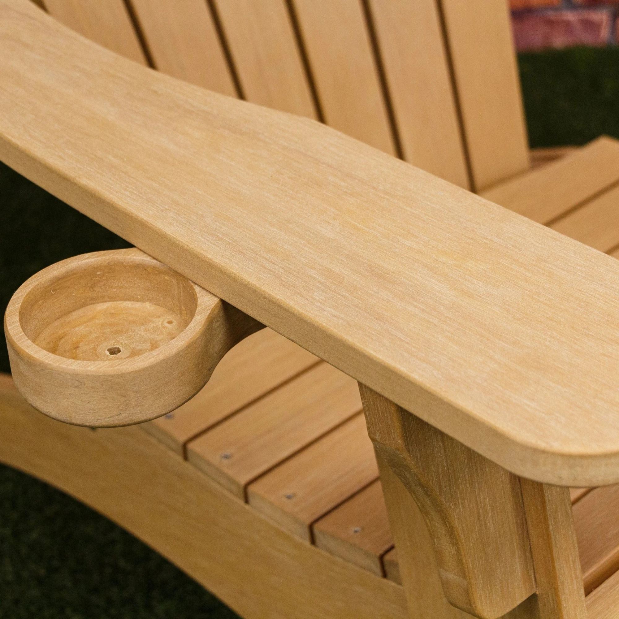 Natural wood look finish