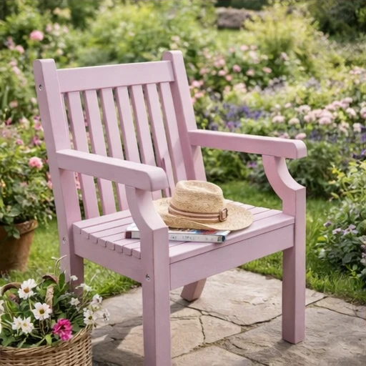 Comfortable garden chair design