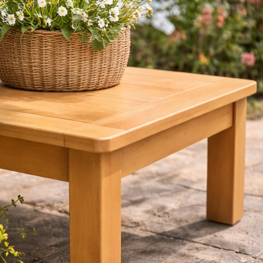 Natural wood look finish