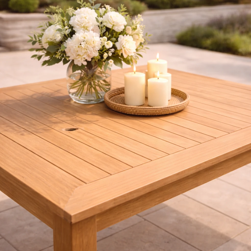 Natural wood look finish