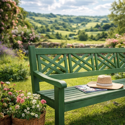 Comfortable garden chair design