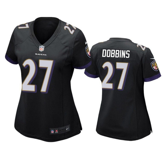 Baltimore Ravens J.K. Dobbins Black 2021 Nfl Draft Game 3D Jersey