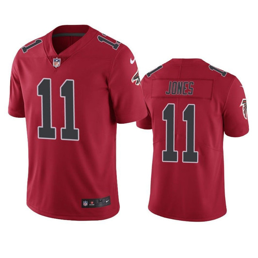 Atlanta Falcons Julio Jones Red Color Rush Limited 3D Jersey