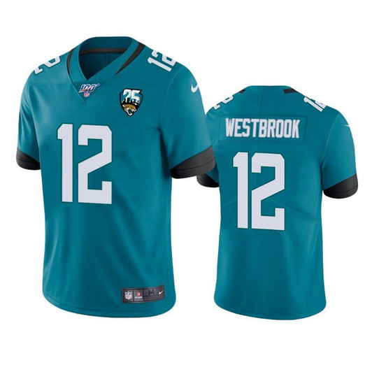 Jacksonville Jaguars Dede Westbrook Teal 25Th Anniversary Vapor Limited 3D Jersey