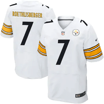 Ben Roethlisberger Pittsburgh Steelers Elite White 3D Jersey