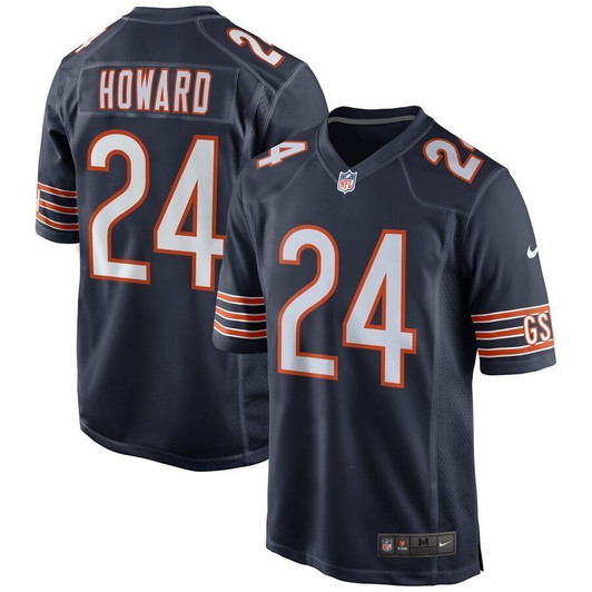 Jordan Howard Chicago Bears Game Navy 3D Jersey