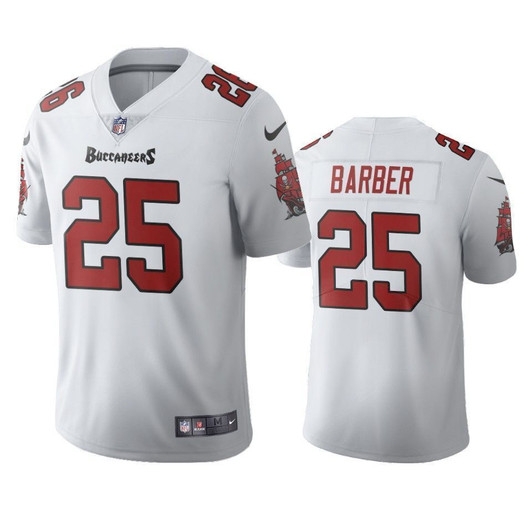 Tampa Bay Buccaneers Peyton Barber White 2021 Vapor Limited 3D Jersey