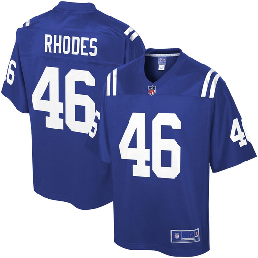 Luke Rhodes Indianapolis Colts Nfl Pro Line Player Royal 3D Jersey