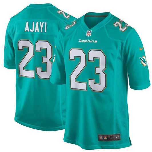 Jay Ajayi Miami Dolphins Game Aqua 3D Jersey