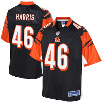 Clark Harris Cincinnati Bengals Nfl Pro Line Player Black 3D Jersey