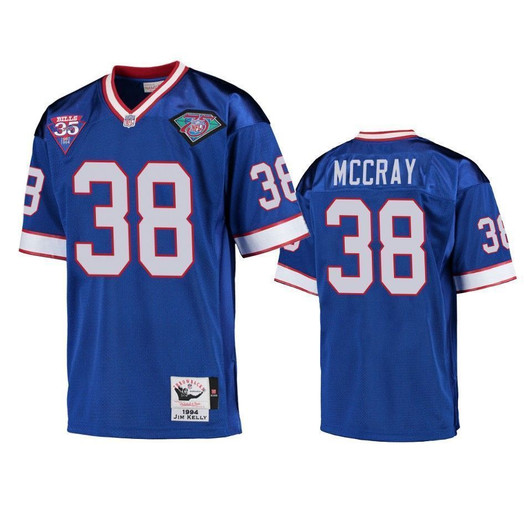 Buffalo Bills L. J. Mccray Royal Vintage Replica Men 3D Jersey