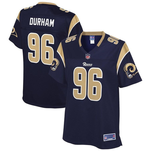 Landis Durham Los Angeles Rams Nfl Pro Line Woteam Player Navy 3D Jersey