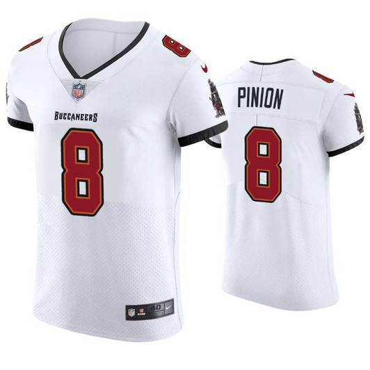 2021 Tampa Bay Buccaneers Bradley Pinion Vapor Elite White 3D Jersey