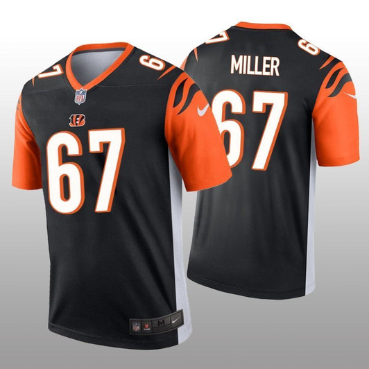 Cincinnati Bengals John Miller Black Legend 3D Jersey