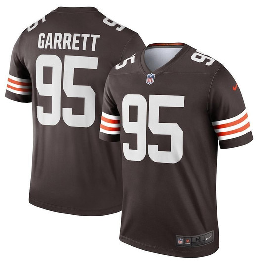 Cleveland Browns Myles Garrett Brown Legend Player 3D Jersey