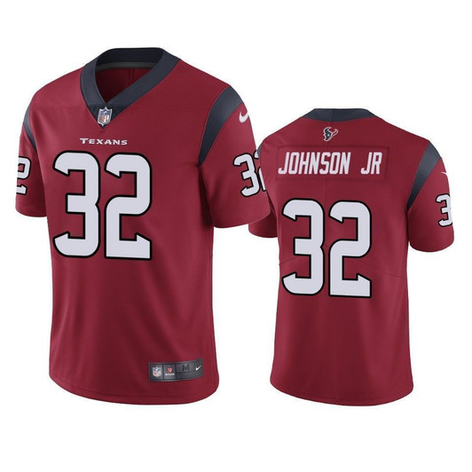 Houston Texans Lonnie Johnson Jr. Red Vapor Limited 3D Jersey