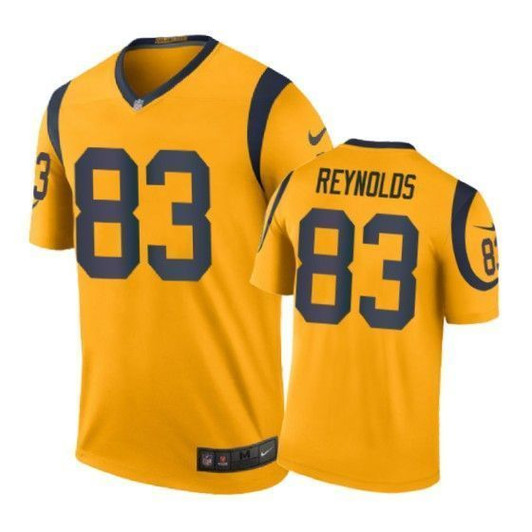 Los Angeles Rams 83 Josh Reynolds Color Rush Gold 3D Jersey