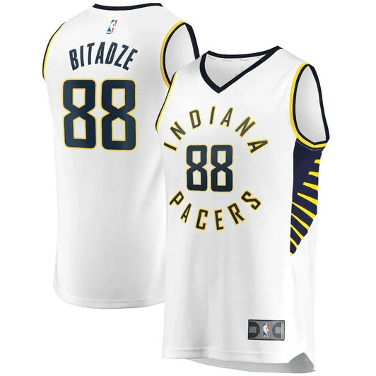 Goga Bitadze Indiana Pacers Fast Break Player Replica Jersey - Association Edition - White