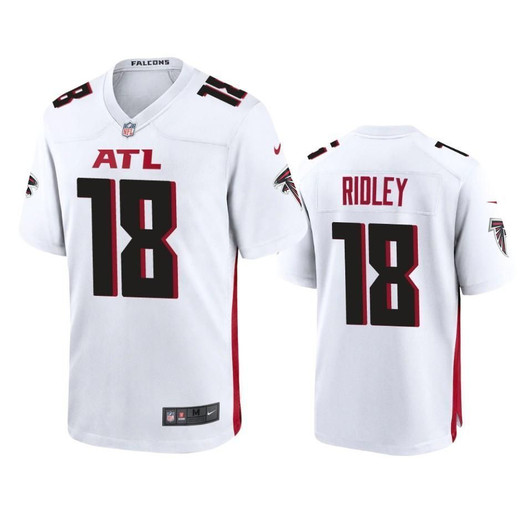 Atlanta Falcons Calvin Ridley White 2021 Game 3D Jersey