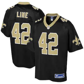 Zach Line New Orleans Saints Nfl Pro Line Team Color Player Black 3D Jersey