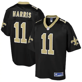 Deonte Harris New Orleans Saints Nfl Pro Line Team Player Black 3D Jersey