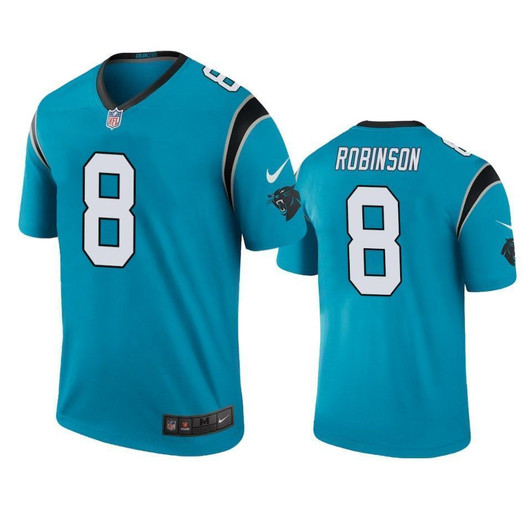 Carolina Panthers Aldrick Robinson Blue Color Rush Legend 3D Jersey