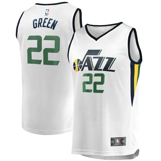 Jeff Green Utah Jazz Fast Break Player Jersey - Association Edition - White
