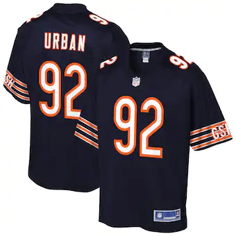 Brent Urban Chicago Bears Nfl Pro Line Player Navy 3D Jersey